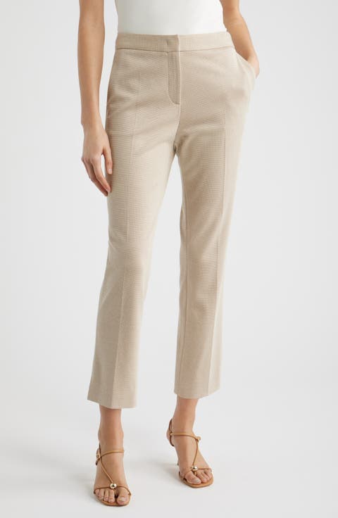 Tapria Crop Straight Leg Pants