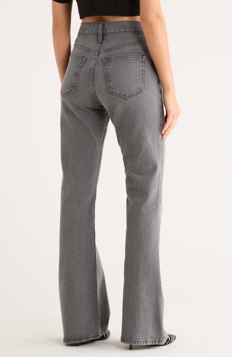 ÉTICA Nina High Waist Flare Jeans, Alternate, color, Stormy Skies