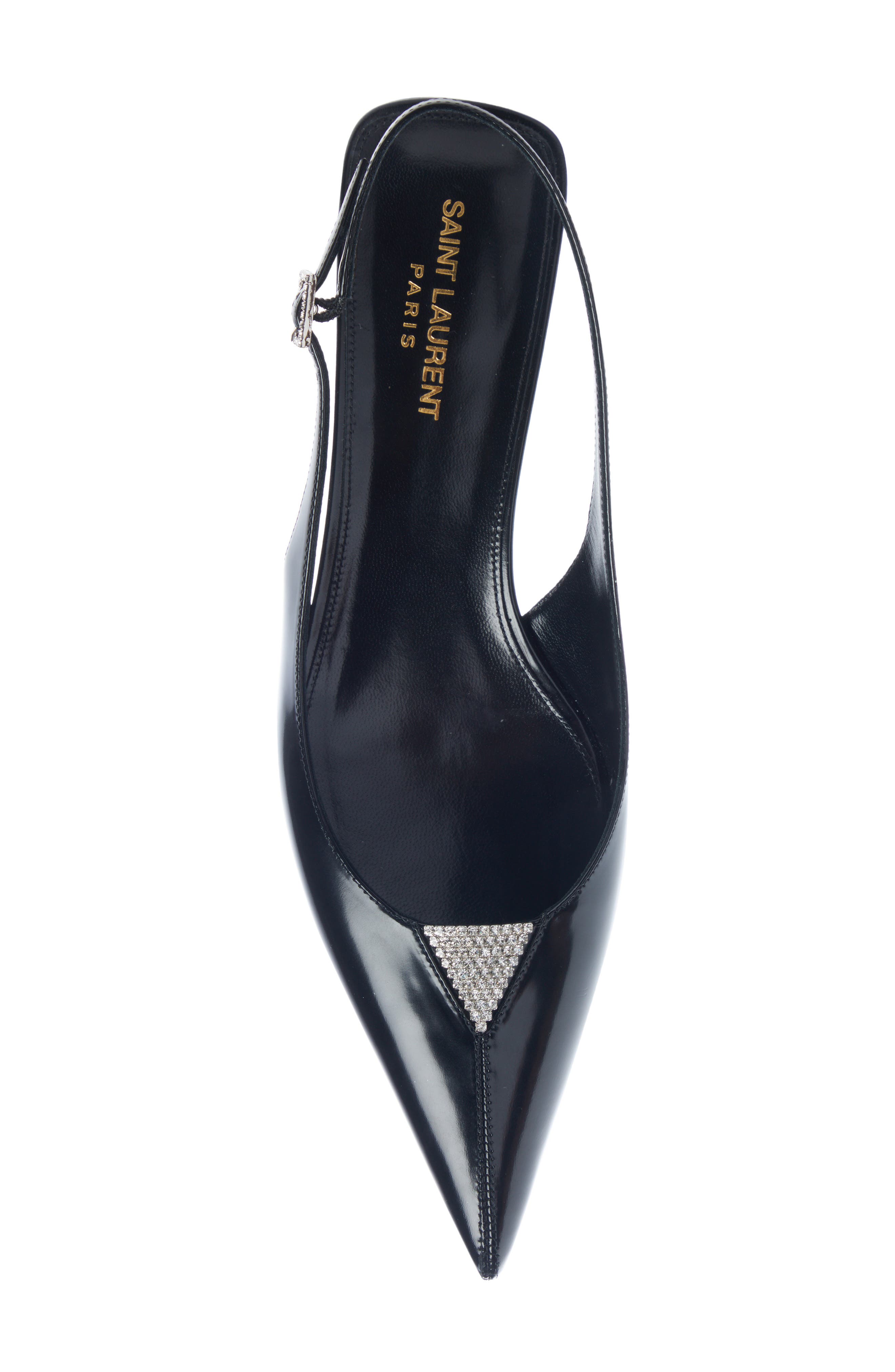 Cherish Kitten Heel Slingback Pump, Alternate, color, BLACK