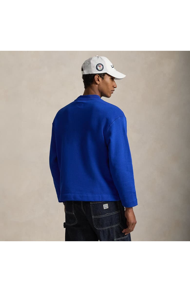Polo Ralph Lauren Men's Polo Ralph Lauren Team USA Fleece Mockneck, Alternate, color, Blue