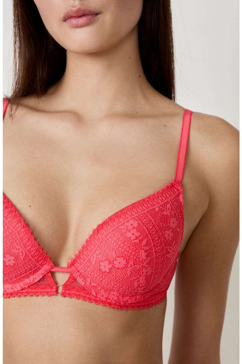 Aura N°2 Classique Underwire Bra, Alternate, color, CORAL