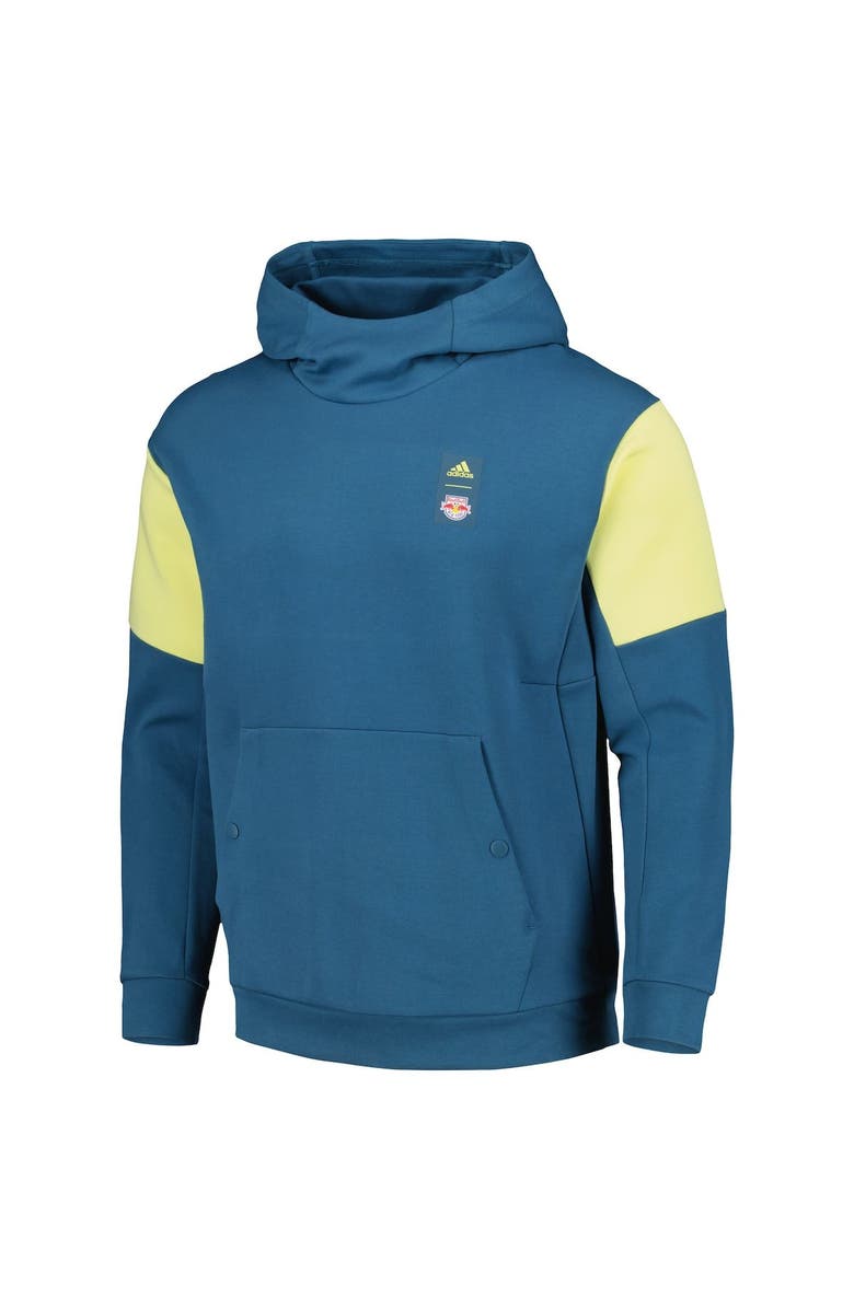 adidas Men's adidas Blue New York Red Bulls 2023 Player Travel Pullover Hoodie, Alternate, color, Blue