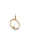  18K Gold Vermeil / Diamond O
