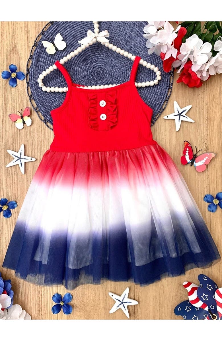 Mia Belle Girls Girls Firecracker Fairy Tulle Dress, Alternate, color,