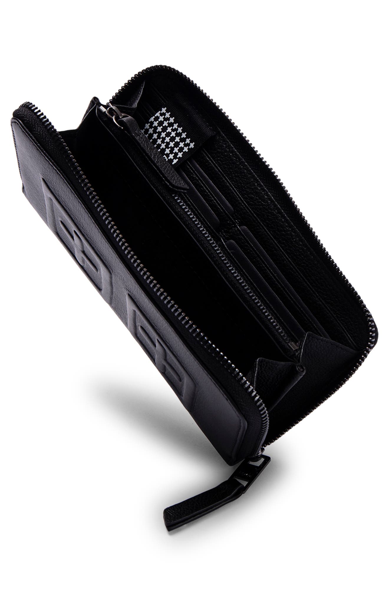 Ksubi Bank Leather Clutch Wallet, Alternate, color, 