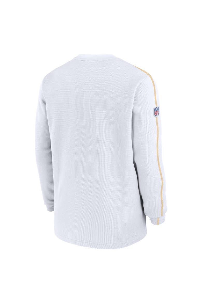 Men's Nike Red Kansas City Chiefs 2024 Sideline Coaches Long Sleeve Top, Alternate, color, White