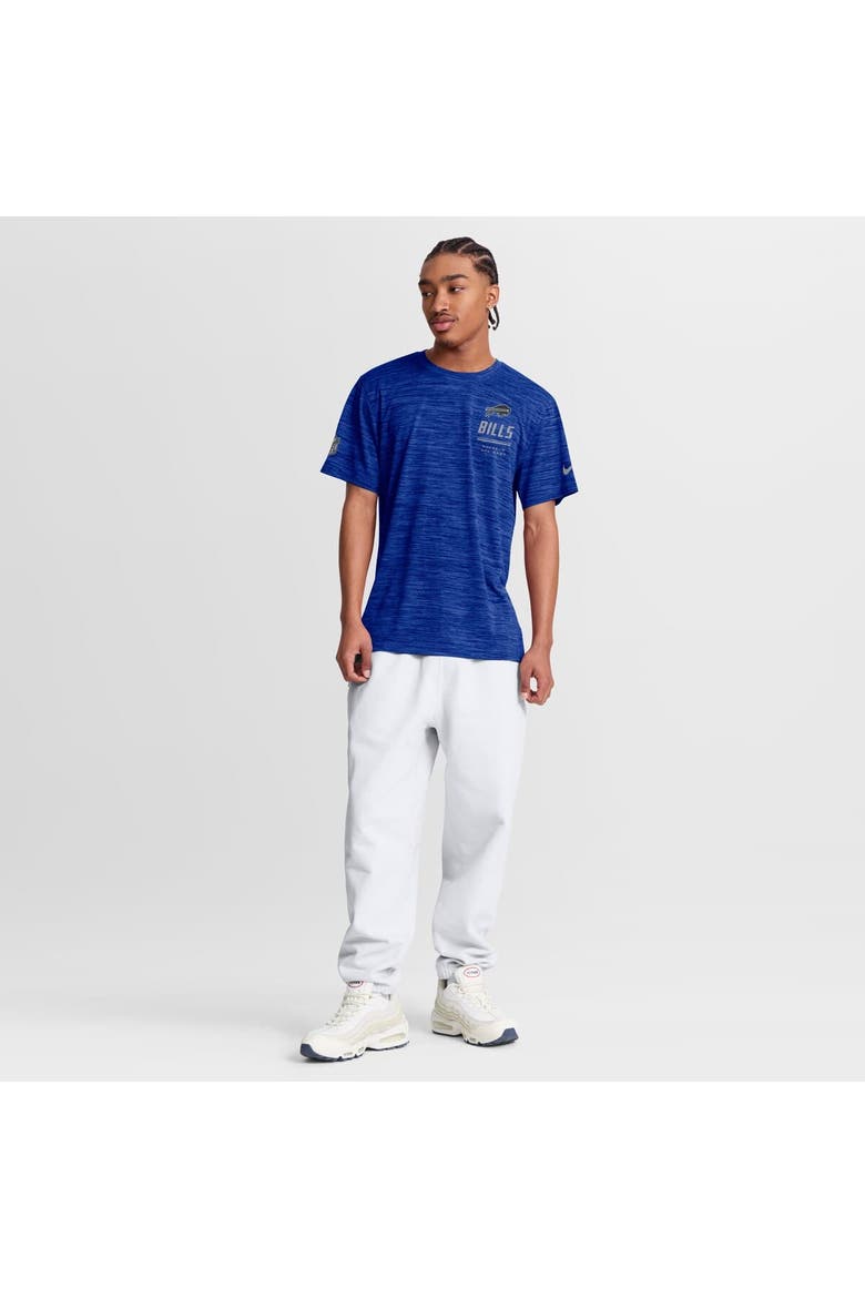 Men's Nike Royal Buffalo Bills Sideline Double Covered Dri-FIT Velocity T-Shirt, Alternate, color, Royal