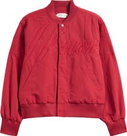 HONOR THE GIFT Logo Embroidery Bomber Jacket