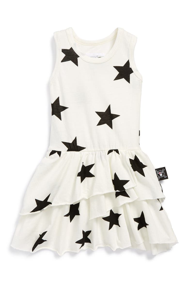 Sleeveless Cotton Dress, Main, color, WHITE