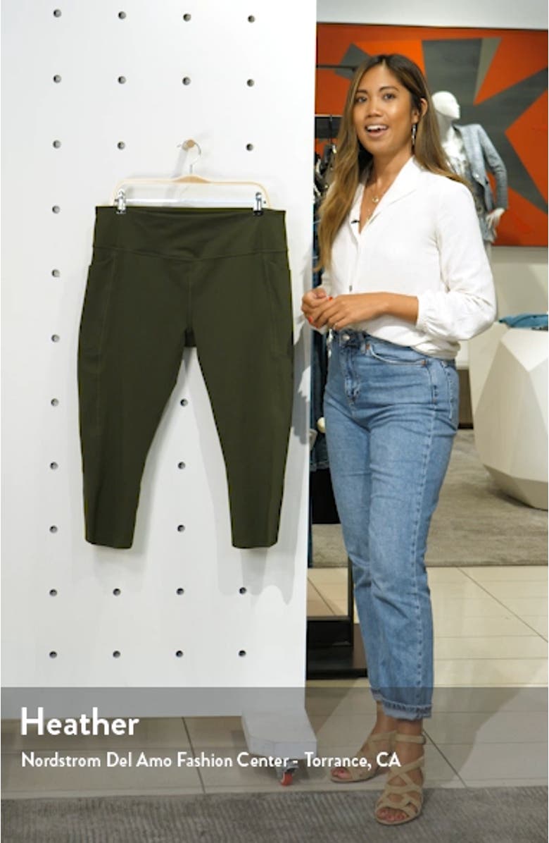 Live In High Waist Pocket Crop Leggings, sales video thumbnail