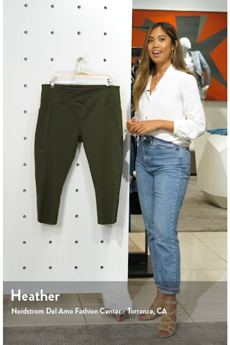 Live In High Waist Pocket Crop Leggings video
