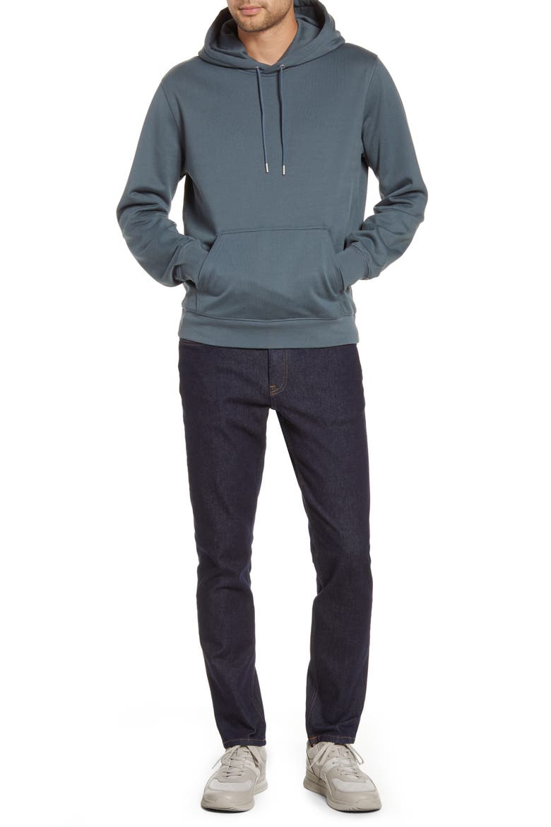 Uniform French Terry Hoodie, Alternate, color, DARK SLATE