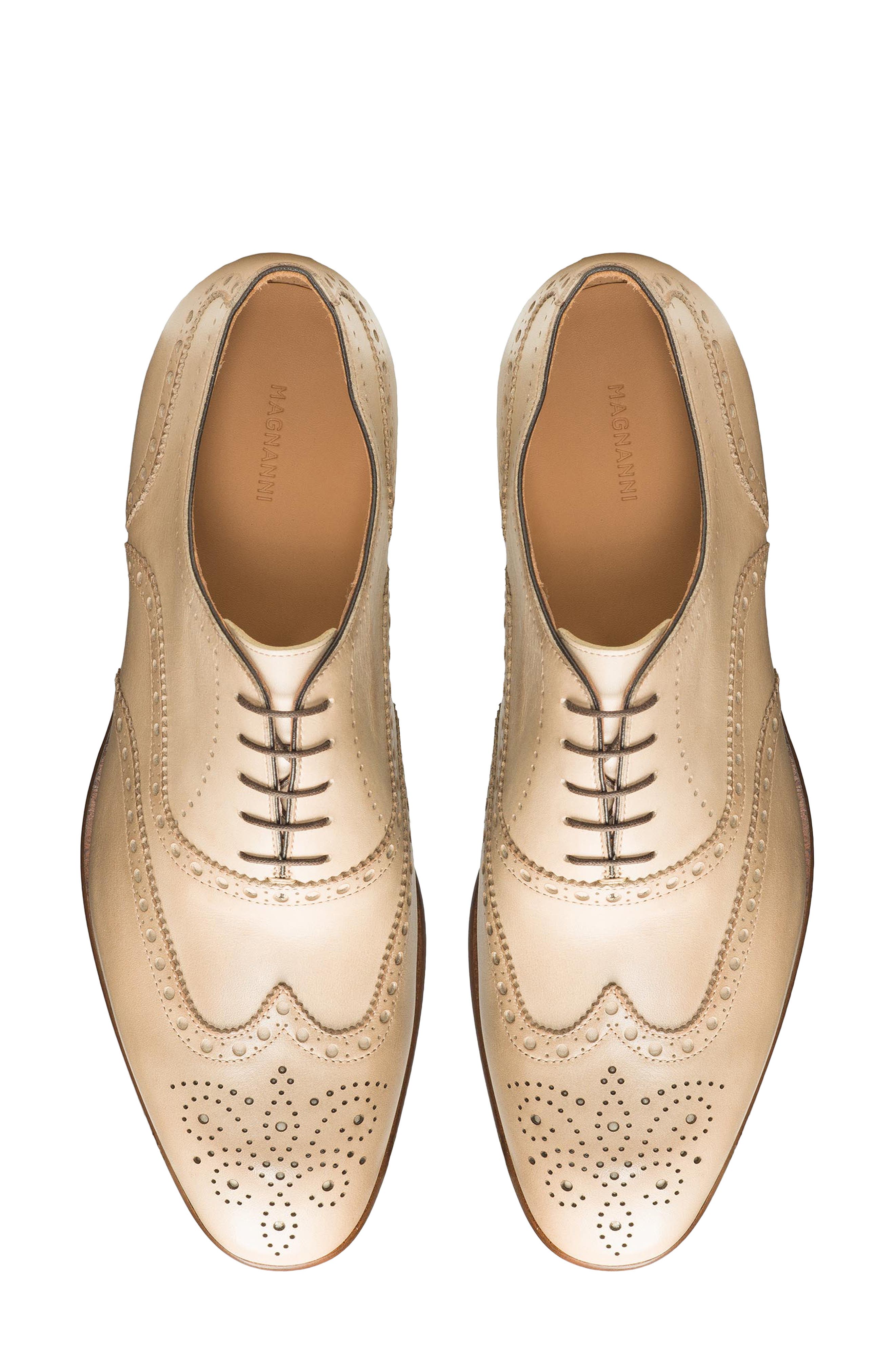 Adriana Wingtip Oxford, Alternate, color, CREAM