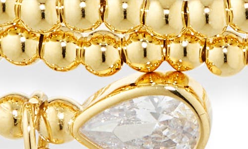 Nordstrom Cubic Zirconia Coil Bracelet In Gold