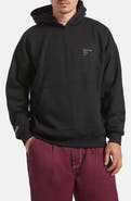 Brixton Oversize Embroidered Logo Heavyweight Hoodie