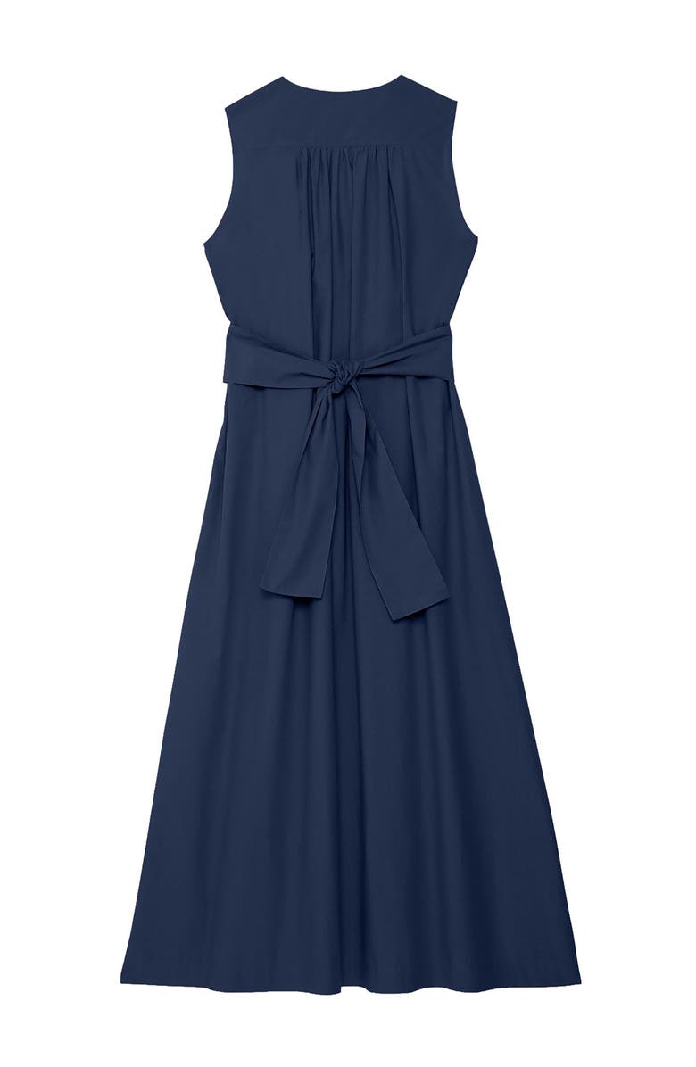 ottod'Ame Poplin Long Dress, Alternate, color, Blue