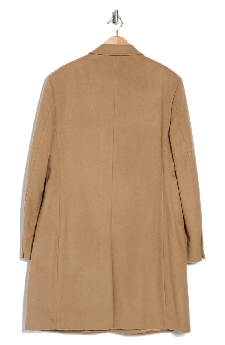 Michael Kors Wool Blend Overcoat, Alternate, color, Camel