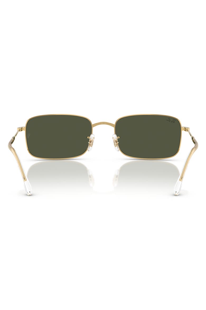 59mm Rectangle Sunglasses, Alternate, color, GOLD FLASH