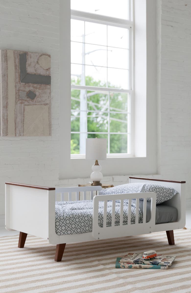 Little Partners Mod Toddler Bed, Alternate, color, White & Espresso