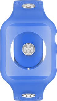 Tory Burch T Monogram Silicone Apple Watch® Watchband, 41mm