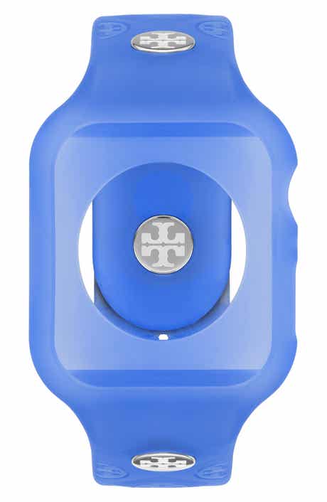 Tory Burch T Monogram Silicone Apple Watch® Watchband, 41mm