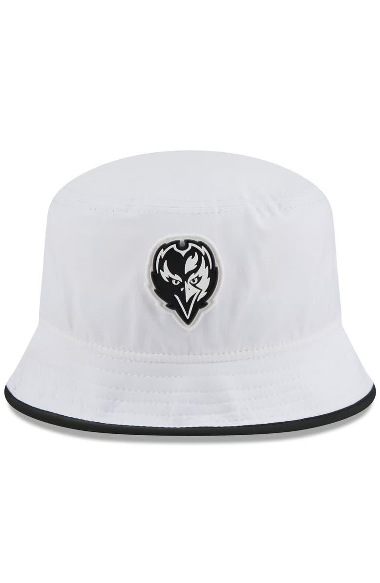 New Era Men's New Era White Baltimore Ravens 2025 NFL Training Camp Stretch Bucket Hat, Alternate, color, White