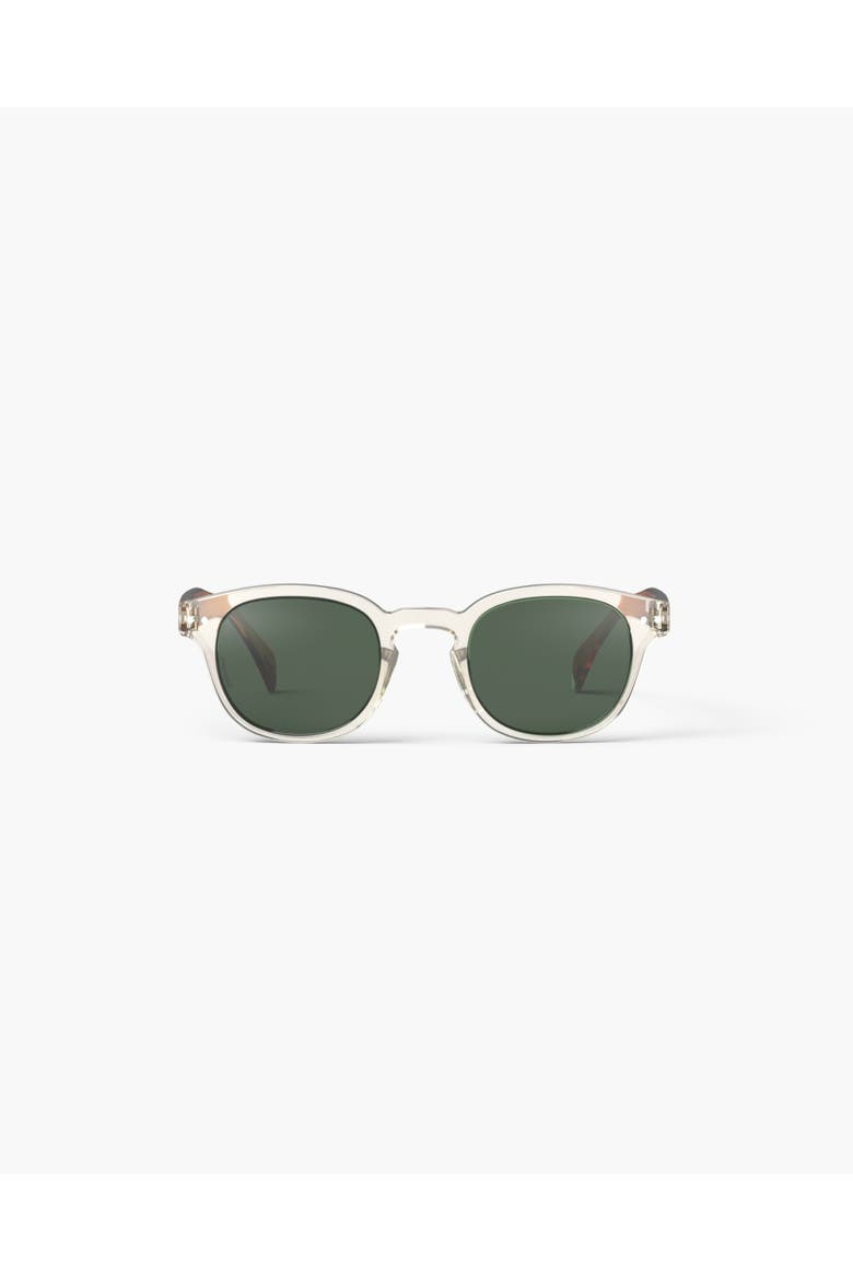 #C 47mm Square Sunglasses, Main, color, Sandstorm Polarized