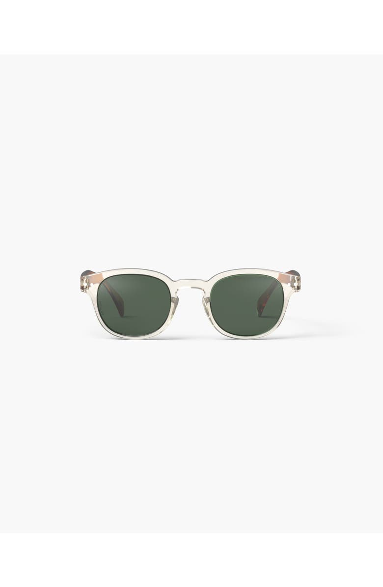 IZIPIZI #C 47mm Square Sunglasses, Main, color, Sandstorm Polarized