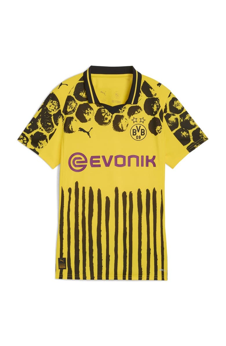 PUMA Women's Puma x KidSuper Yellow Borussia Dortmund 2025 FIFA Club World Cup Replica Jersey, Alternate, color, Yellow