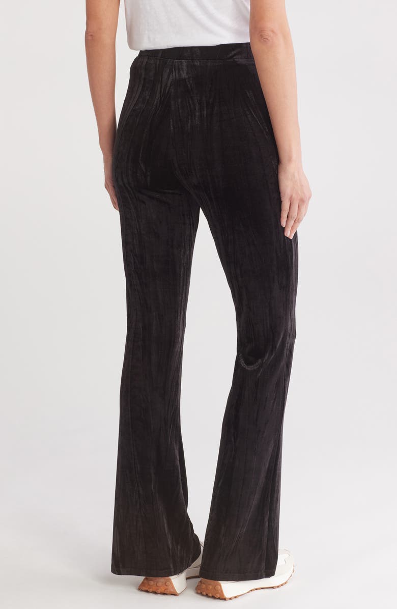 WISHLIST Wide Leg Velvet Pants, Alternate, color, Black