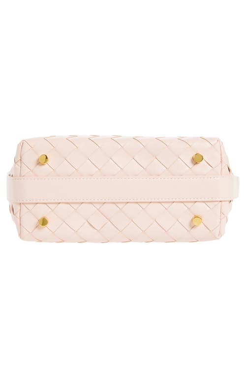 BOTTEGA VENETA BOTTEGA VENETA MINI WALLACE INTRECCIATO LEATHER SHOULDER BAG 