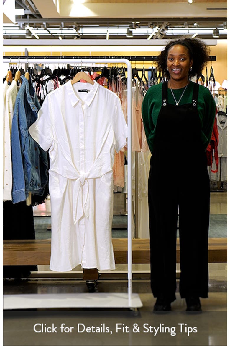 Tie Front Linen Shirtdress video