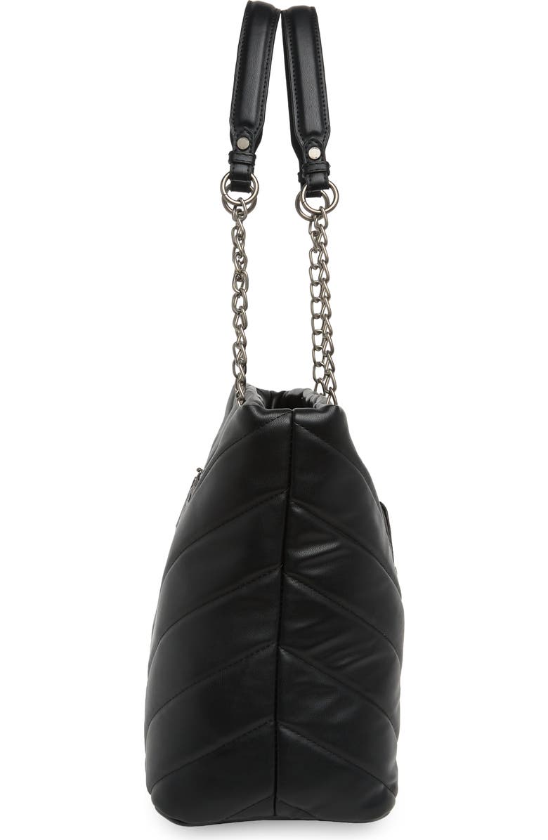 Steve Madden Blani Faux Leather Quilted Tote, Alternate, color,