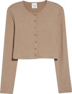 LESET Lauren Crop Cardigan