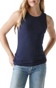 Michael Stars Halley Side Ruched Tank