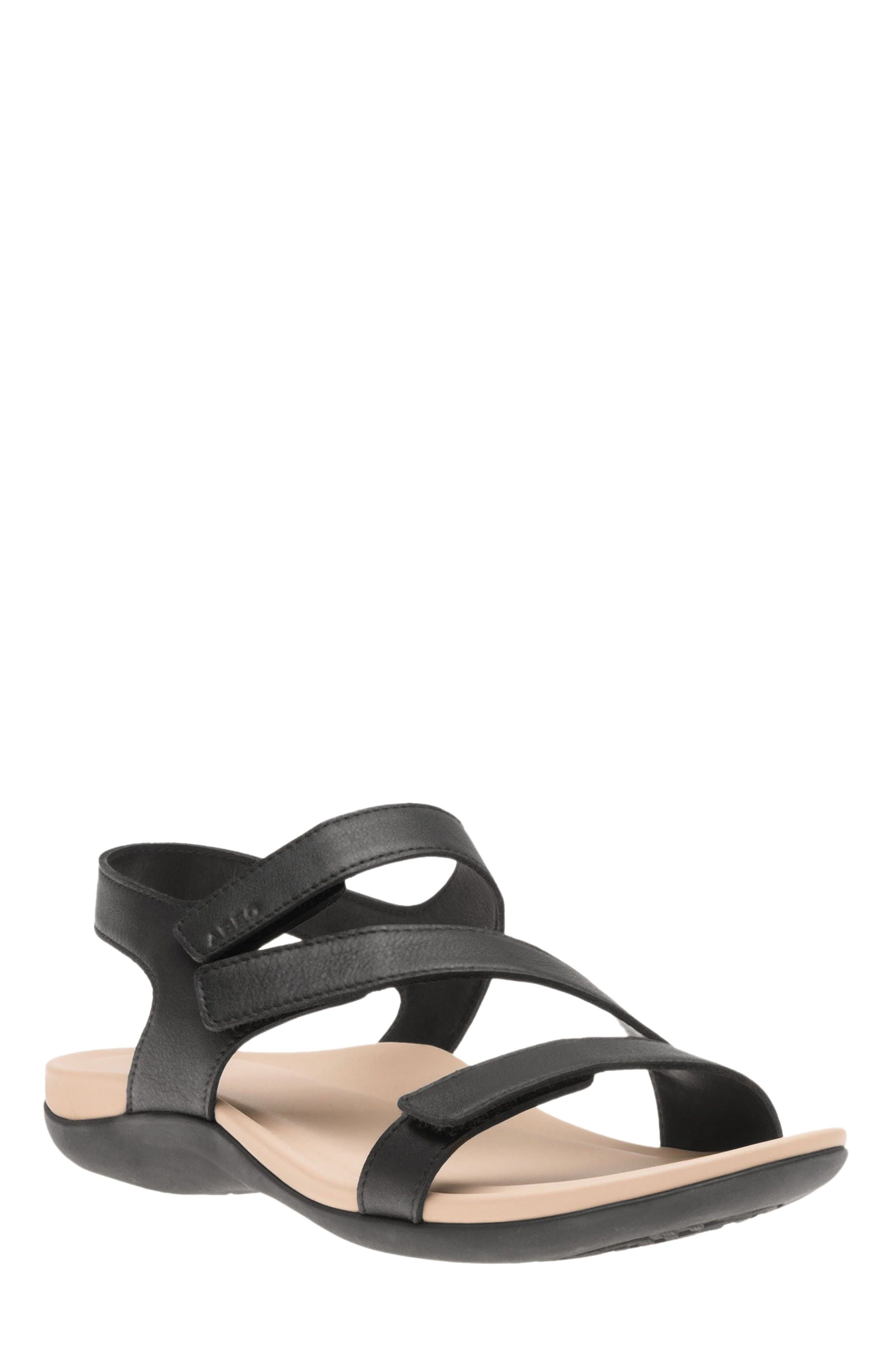 ABEO Oasis Sandal, Alternate, color, Black - Metatarsal