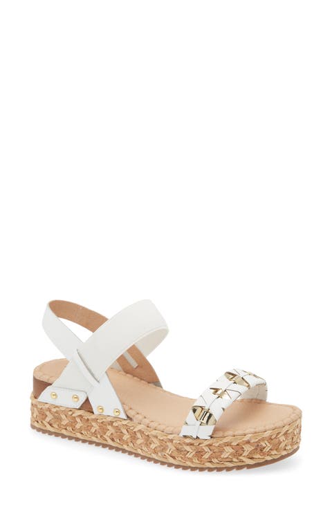 Melinda Slingback Platform Wedge Sandal (Women)