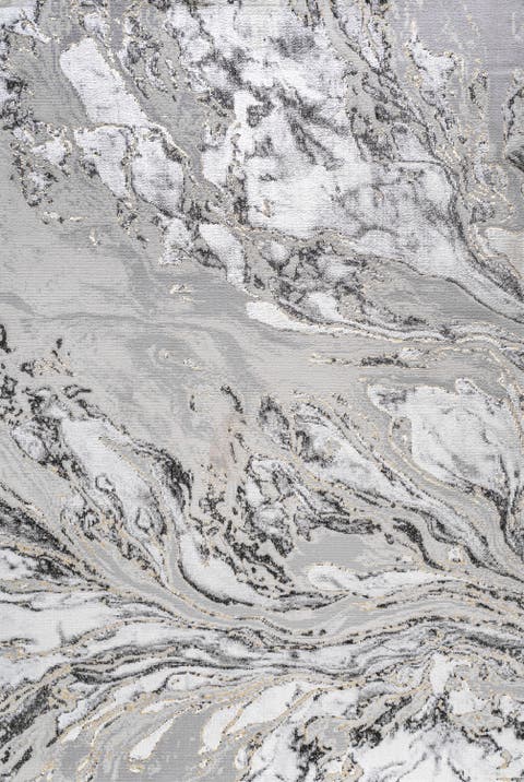 Swirl Marbled Abstract Area Rug