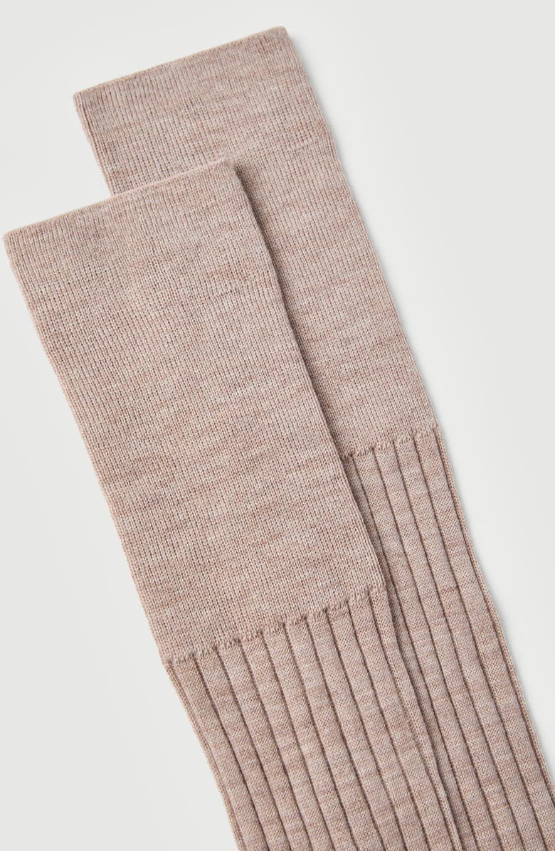 Brunello Cucinelli Knit socks, Alternate, color, Light Brown