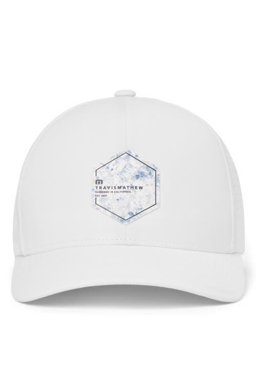 Travismathew Ocean Vessel Snapback Baseball Cap In White