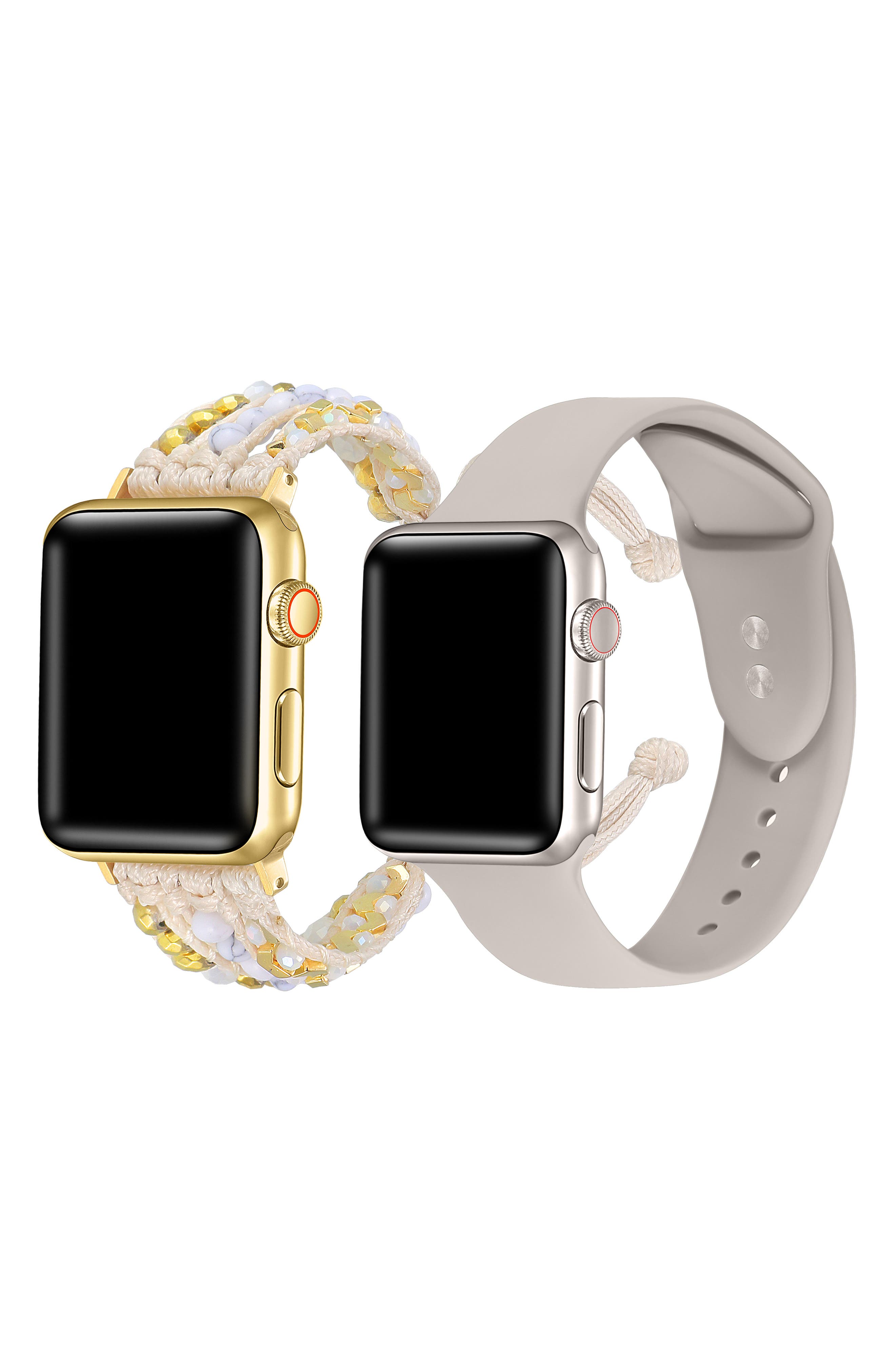 Gemma Silicone 2-Pack Apple Watchbands
