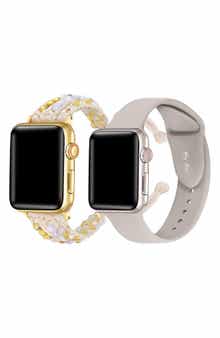 Gemma Silicone 2-Pack Apple Watchbands
