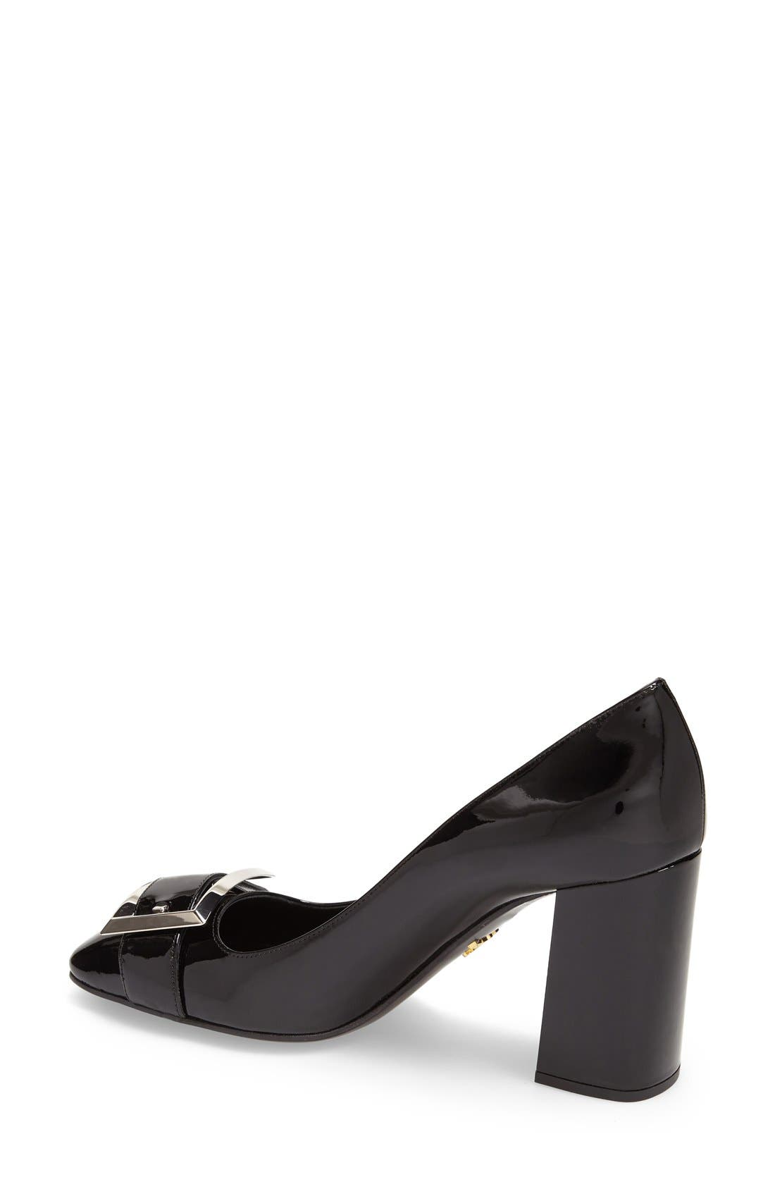 Block Heel Pump, Alternate, color, BLACK PATENT