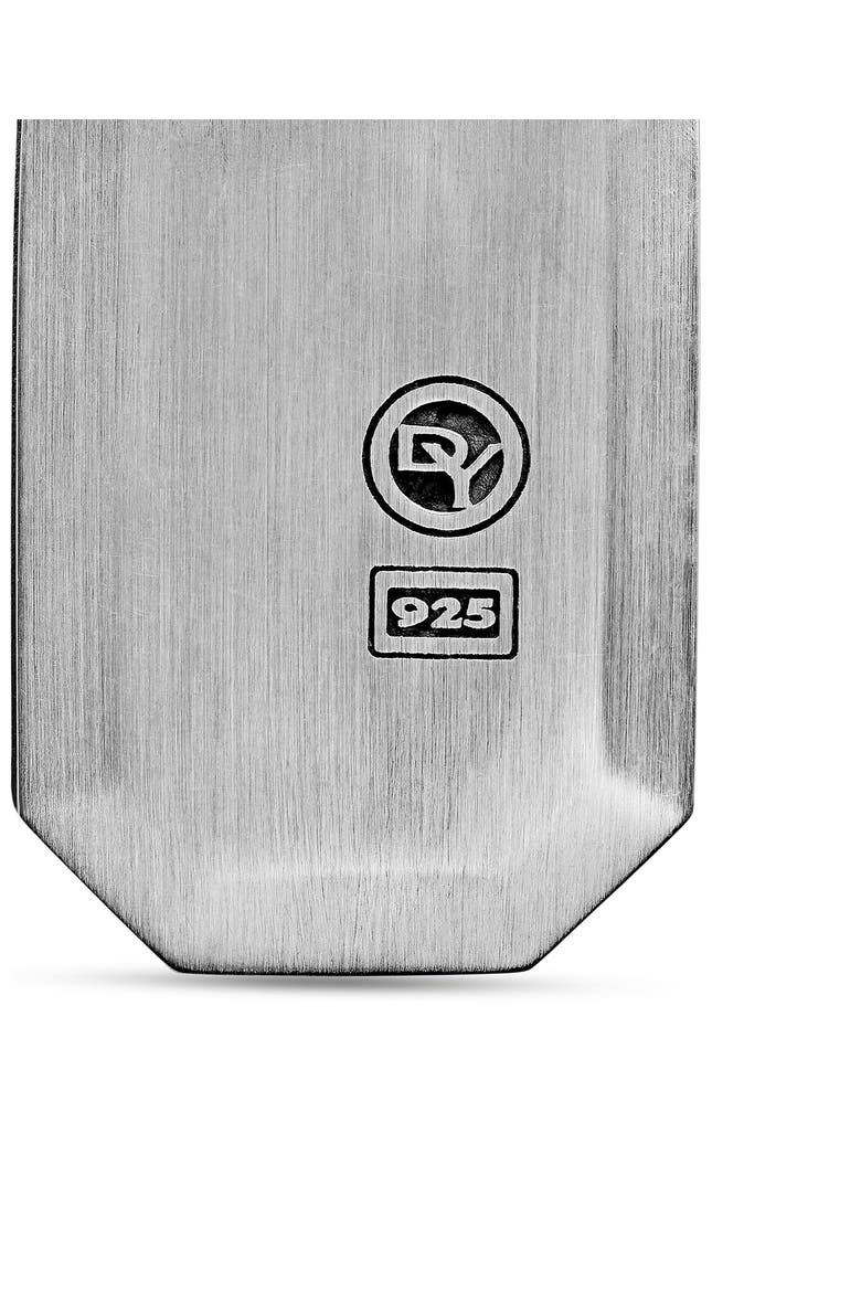 Streamline® Pavé Amulet with Diamonds, Alternate, color, STERLING SILVER