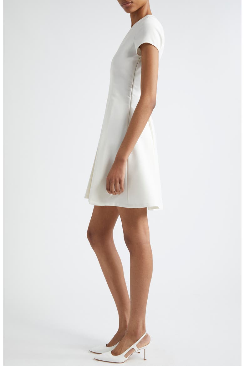 Emma Pleated Dress, Alternate, color, OFF WHITE
