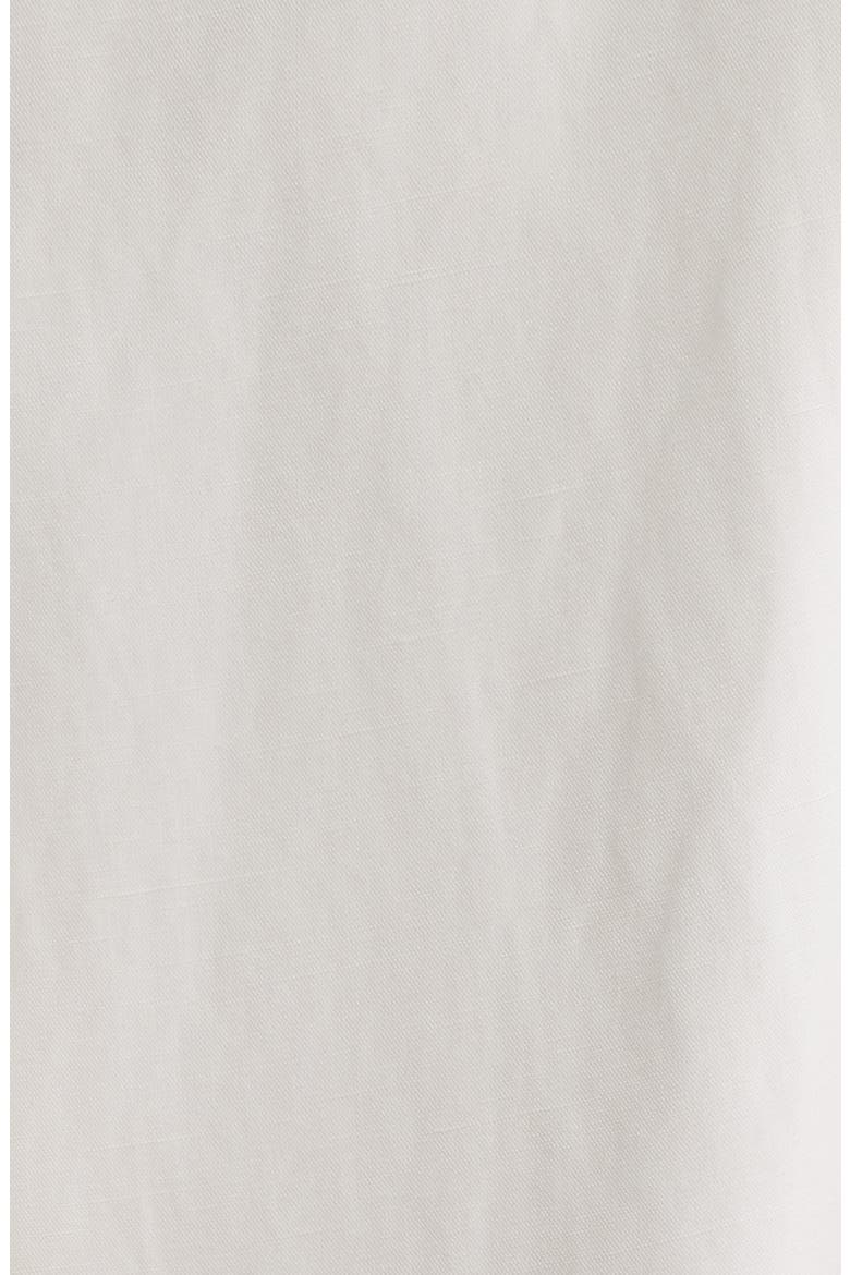 Lace Detail Long Sleeve Midi Wrap Dress, Alternate, color, WHITE