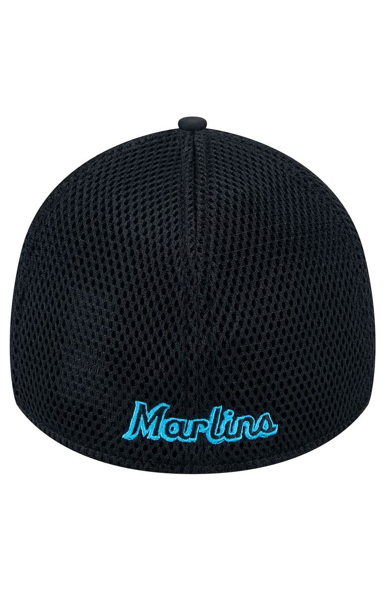New Era Men's New Era Black Miami Marlins Team Tone 39THIRTY Flex Hat, Alternate, color, 