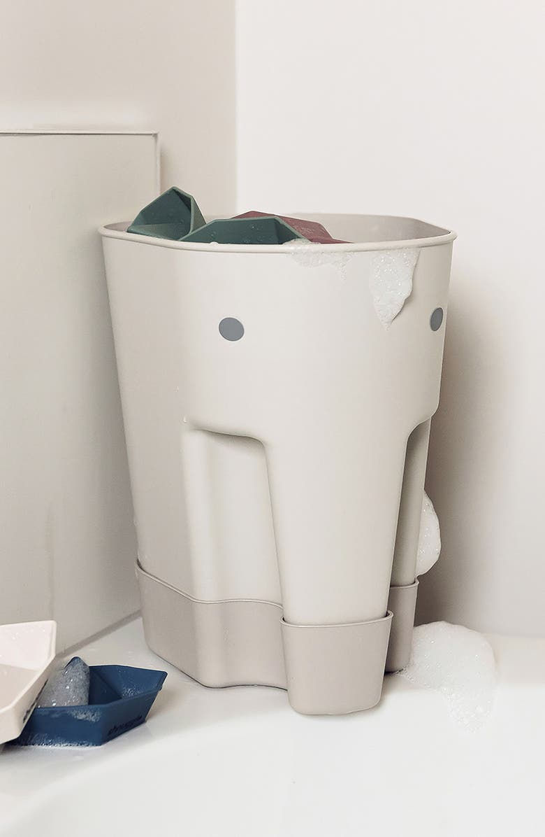 SHNUGGLE Ellie Bath Toy Caddy, Alternate, color, Grey