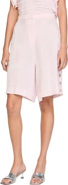 SANDRO Floral jacquard Bermuda shorts