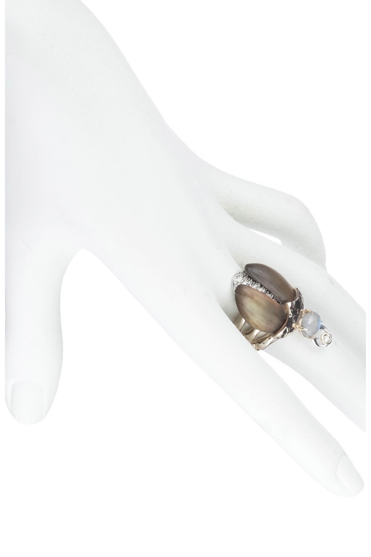 Marbled Metal Rings Alexis Bittar Crystal Encrusted Scarab Ring (Women) | Nordstrom